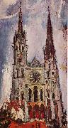 Chaim Soutine Chartres Cathedral oil